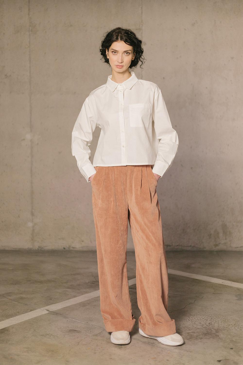 pan producto básico Pantalón de pana avellana