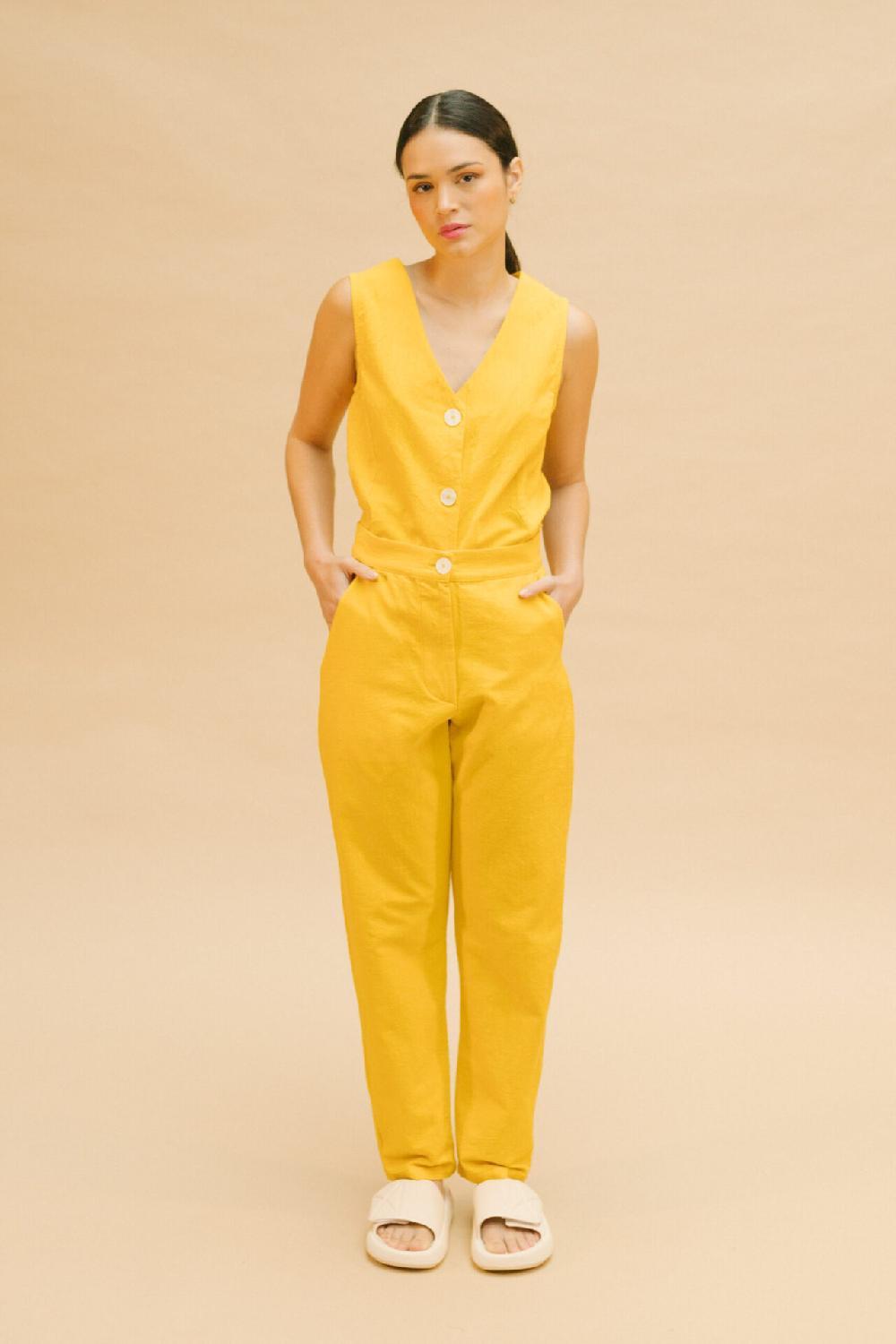 Pan Producto Básico Pantalón Efecto Rústico