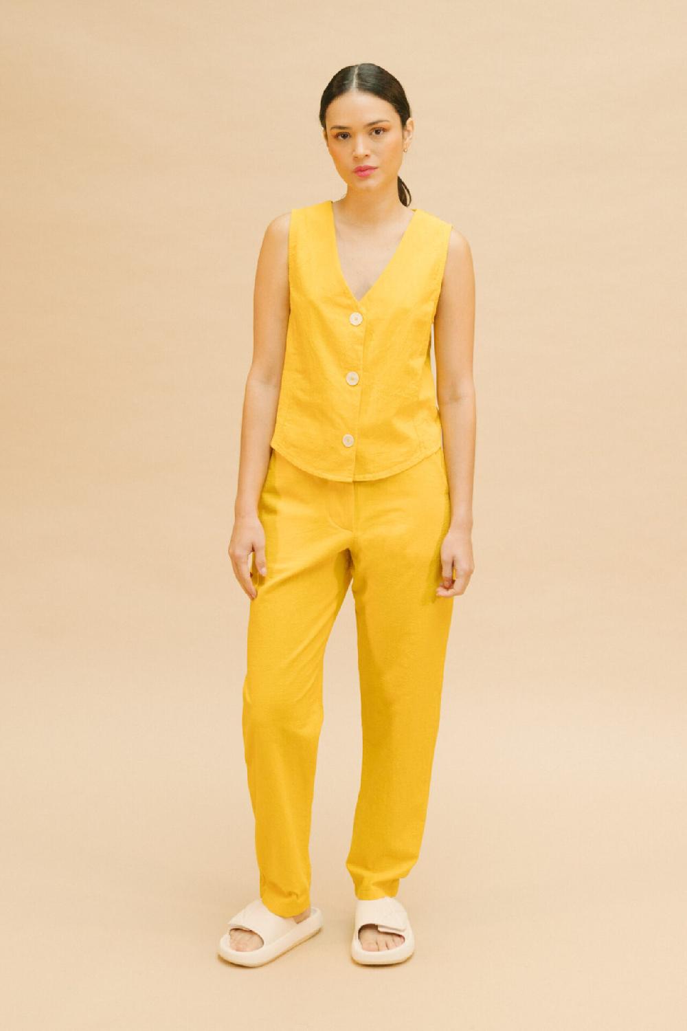 Pan Producto Básico Pantalón Efecto Rústico