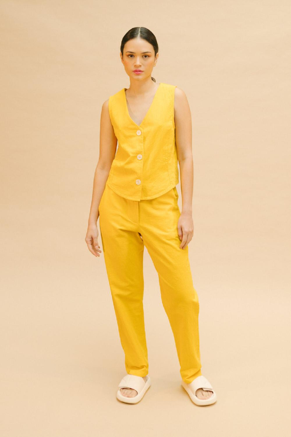 Pan Producto Básico Pantalón Efecto Rústico