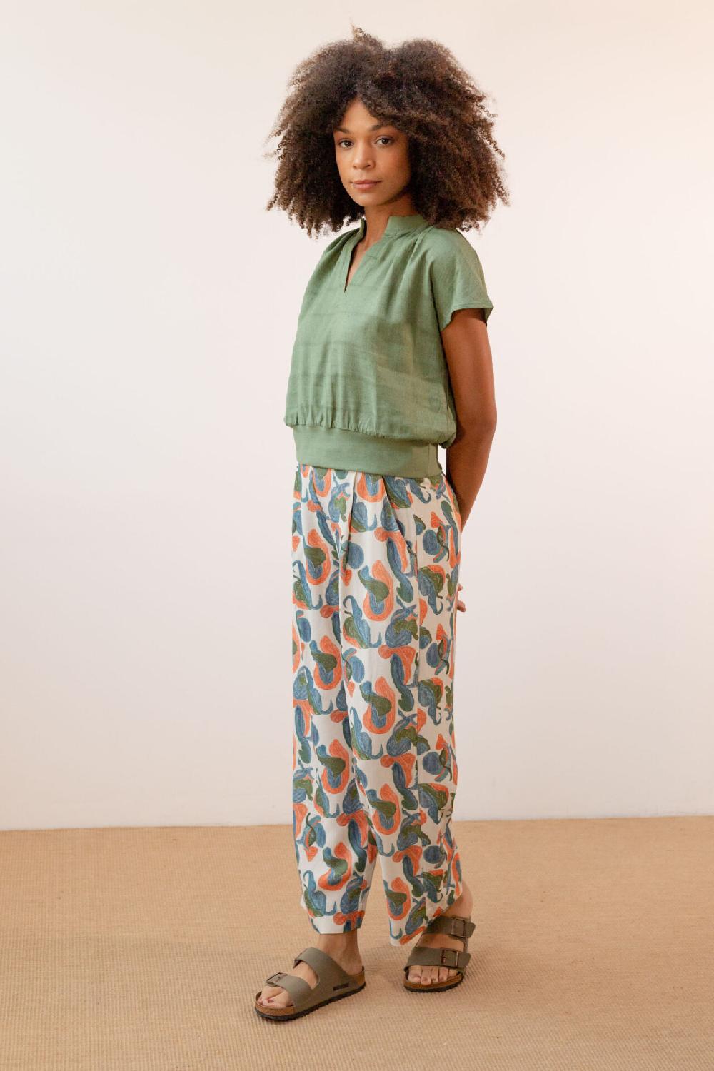 pan producto básico Pantalón estampado