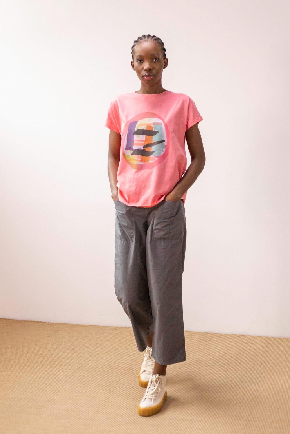 Pan Producto Básico Pantalón Gris Amplio