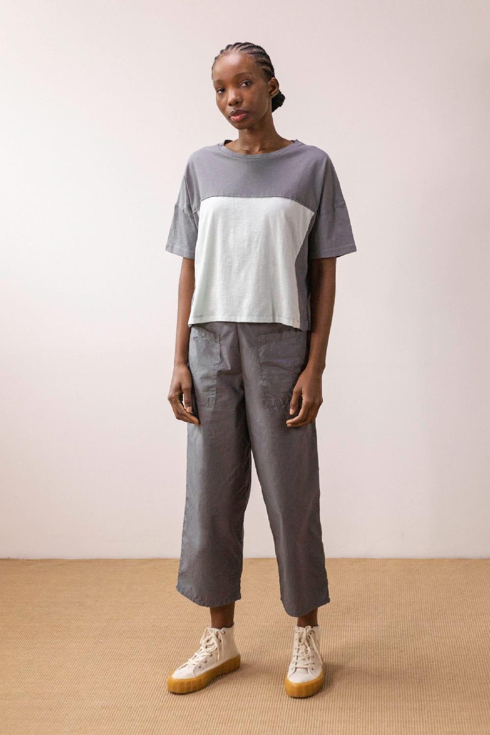 Pan Producto Básico Pantalón Gris Amplio