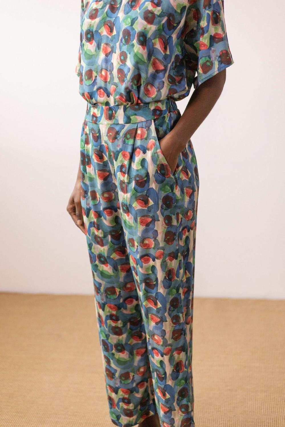 Pan Producto Básico Pantalón Ligero Estampado