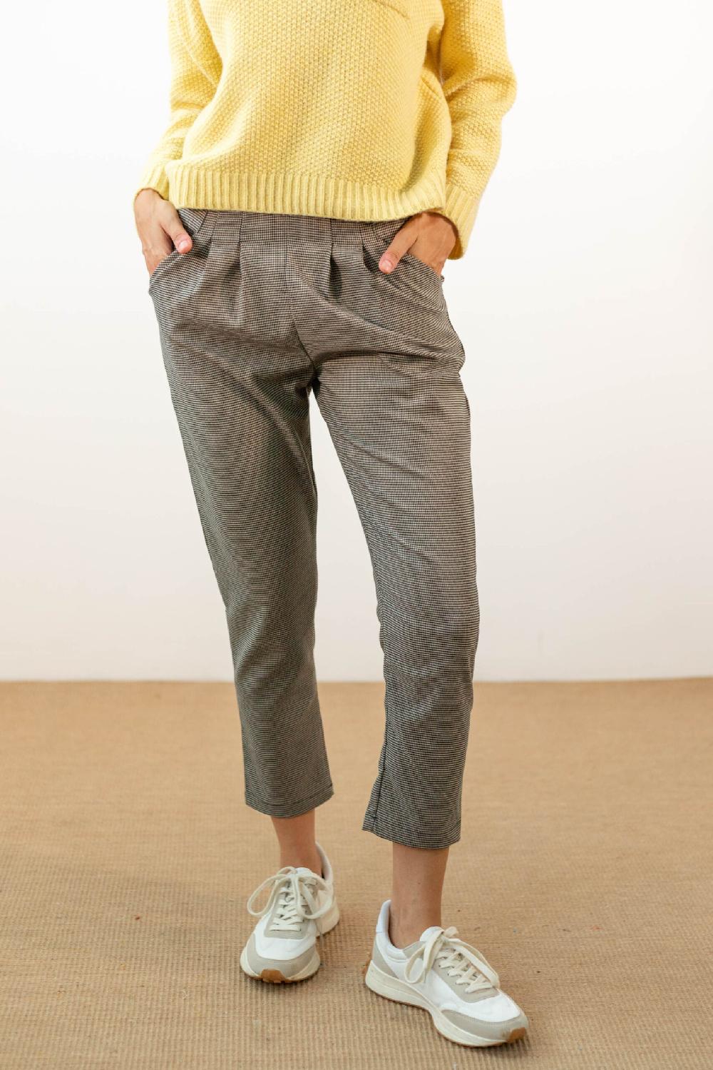 Pan Producto Básico Pantalón Midi Pata De Gallo