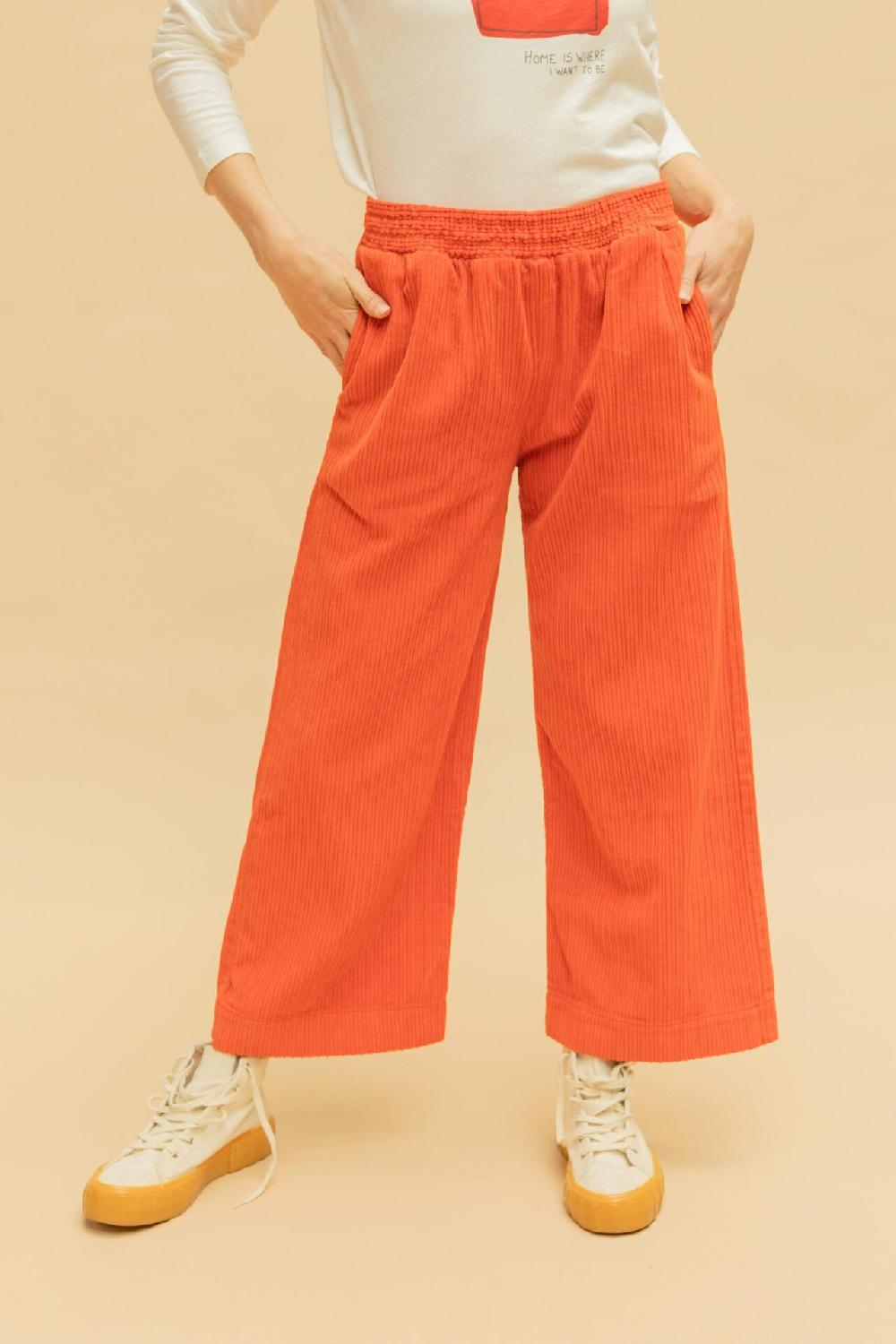 Pan Producto Básico Pantalón Recto De Pana