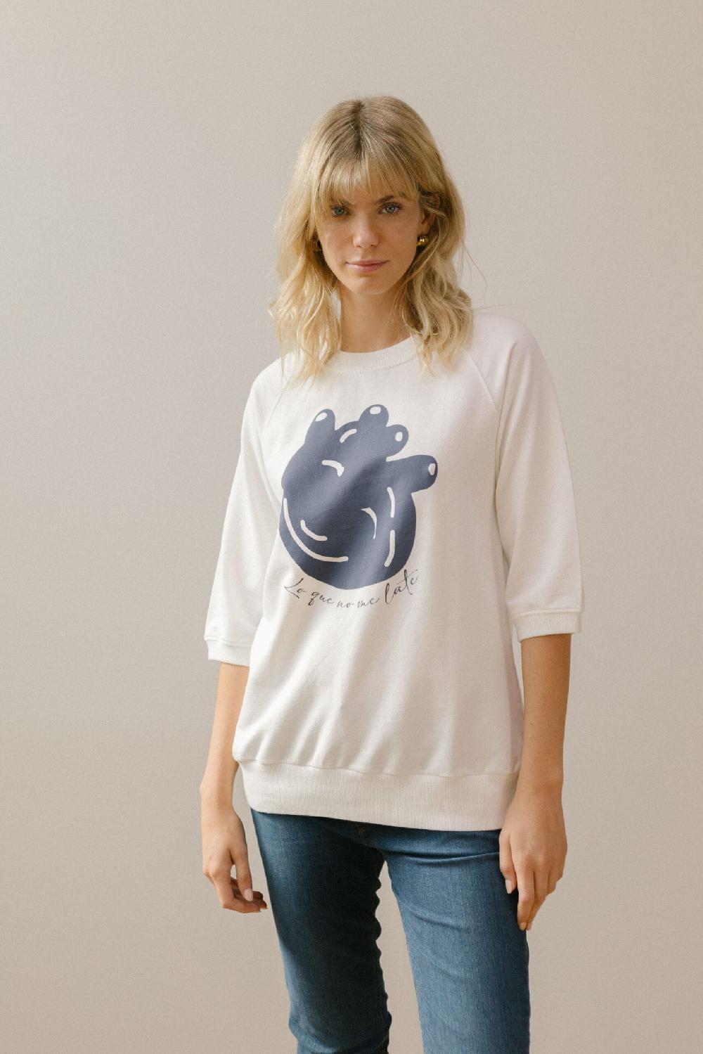 Pan Producto Básico Sudadera Cruda «corazón»