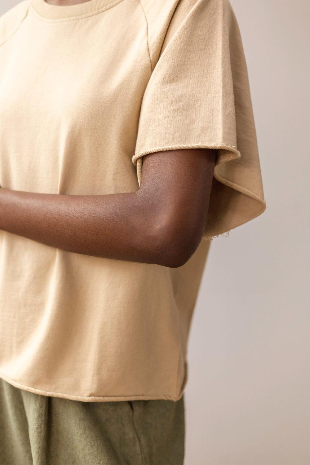 Pan Producto Básico Sudadera De Manga Corta Amplia