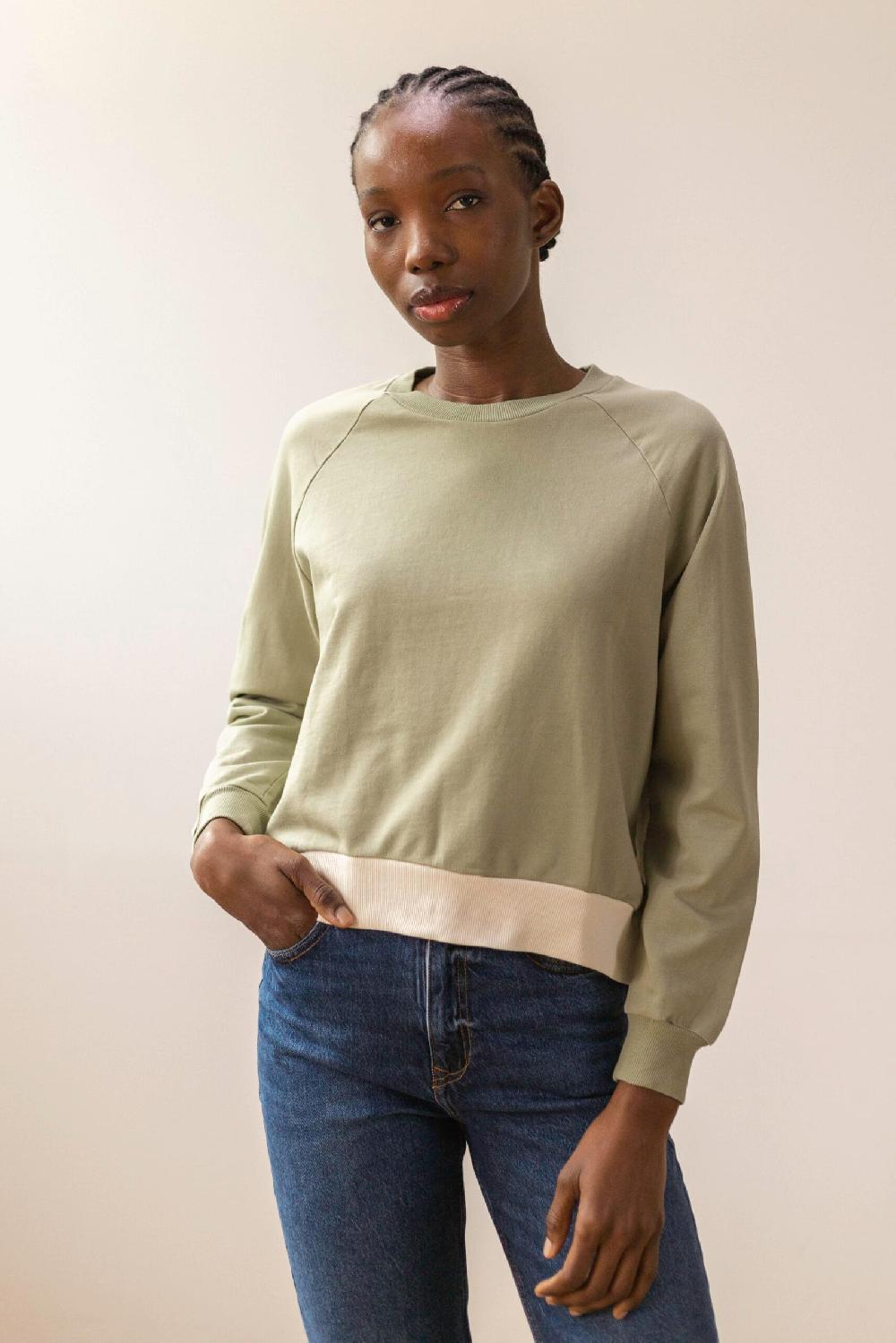 Pan Producto Básico Sudadera Verde