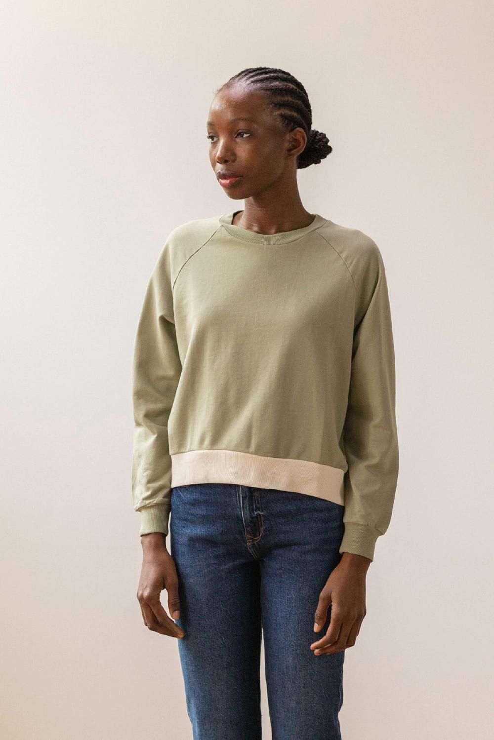 Pan Producto Básico Sudadera Verde