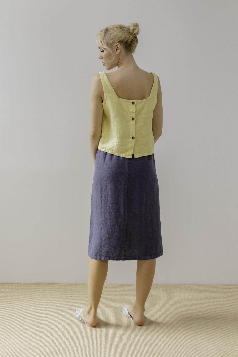 Pan Producto Básico Top Corto Amarillo