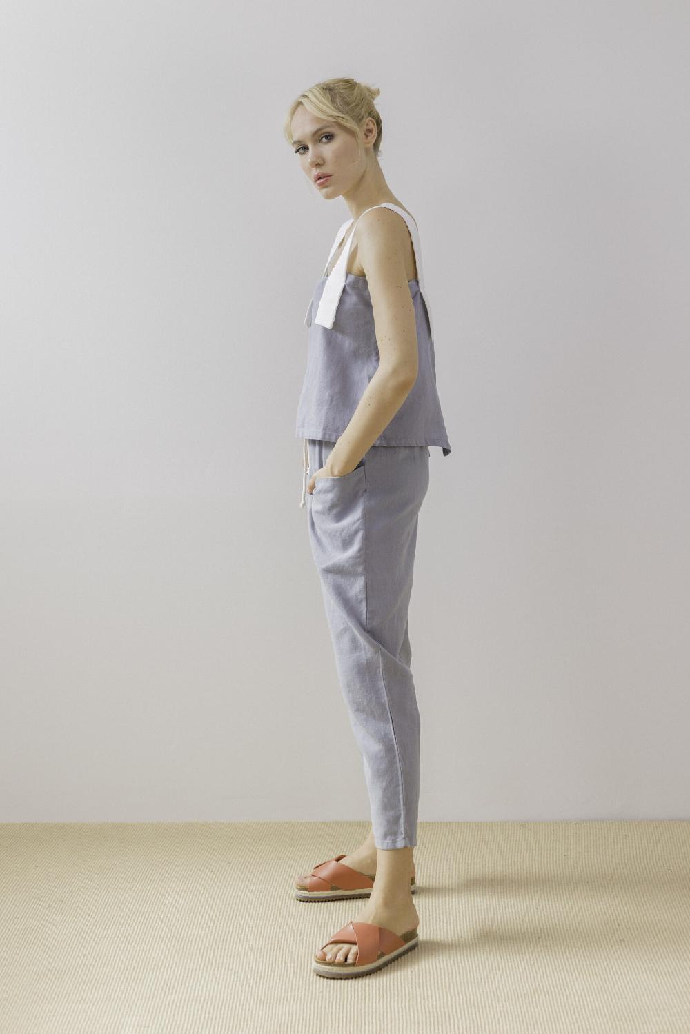 pan producto básico Top lino tirantes