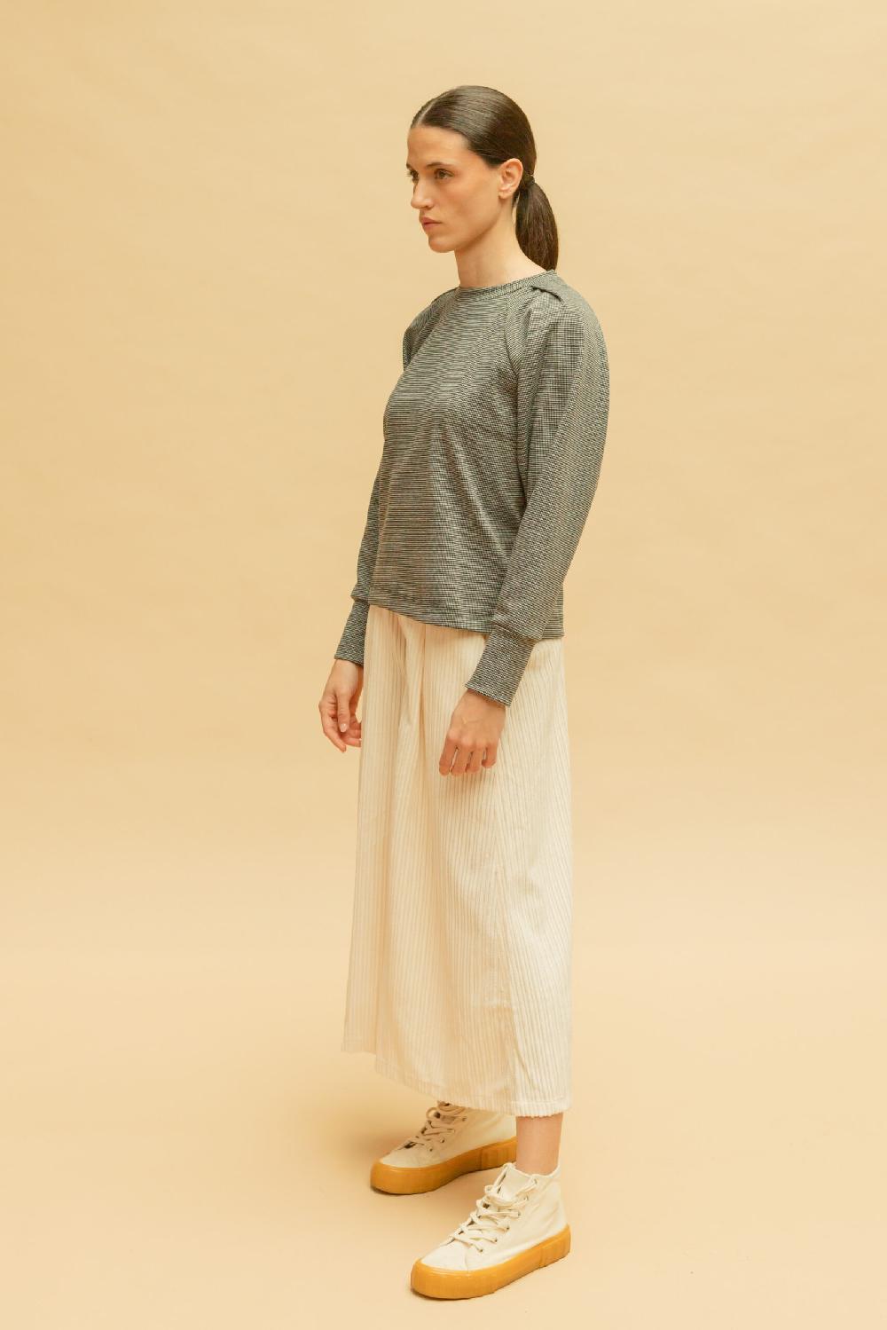 Pan Producto Básico Top Mangas Plisadas