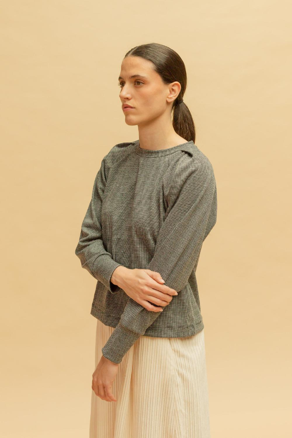 pan producto básico Top mangas plisadas