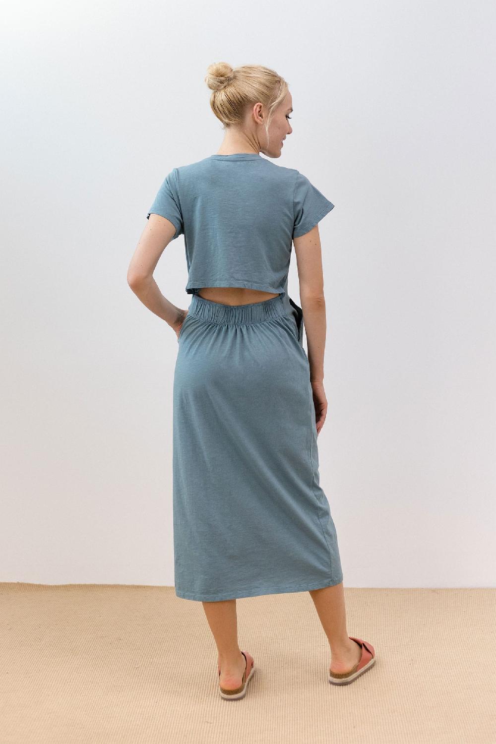 Pan Producto Básico Vestido Abertura Espalda