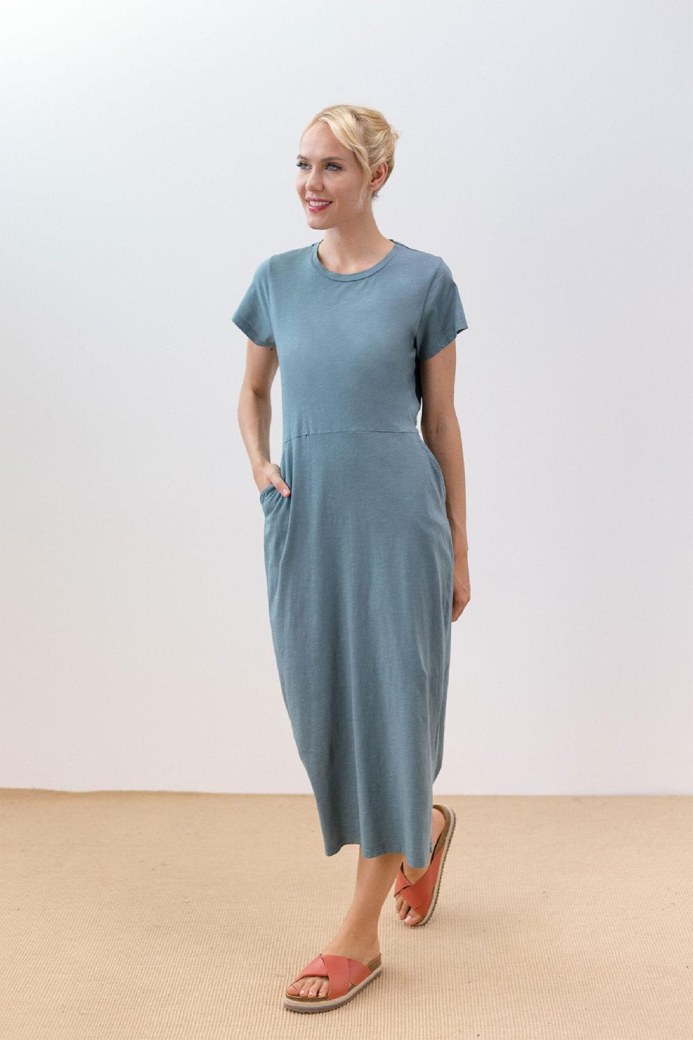 pan producto básico Vestido abertura espalda