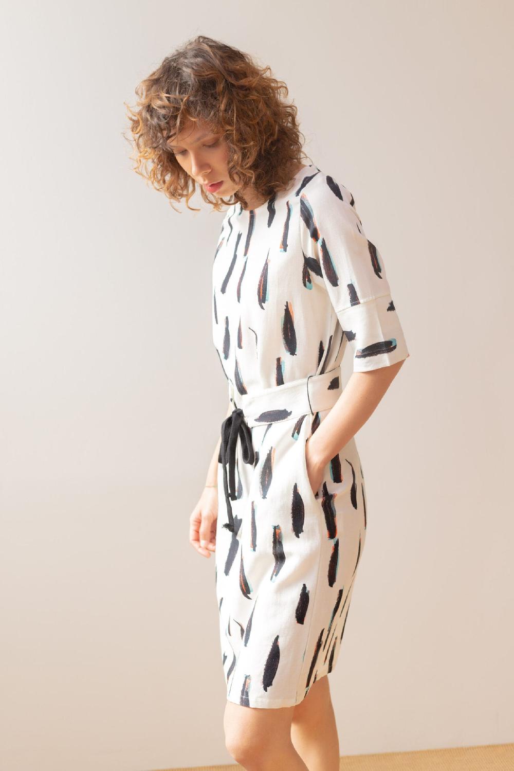 Pan Producto Básico Vestido Crudo Estampado