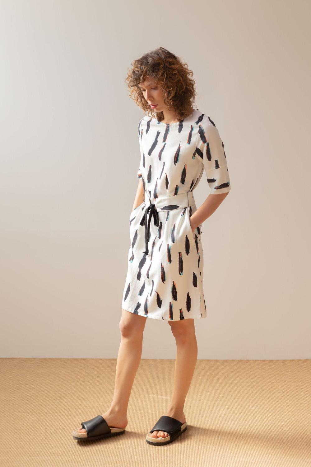 Pan Producto Básico Vestido Crudo Estampado