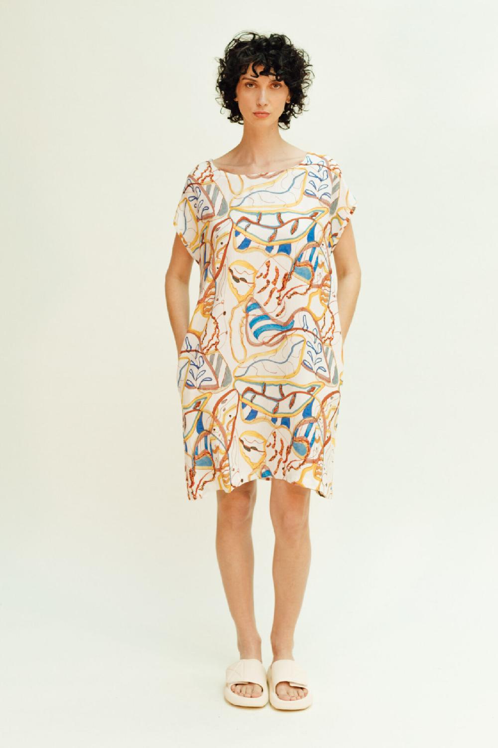 Pan Producto Básico Vestido Estampado Colores