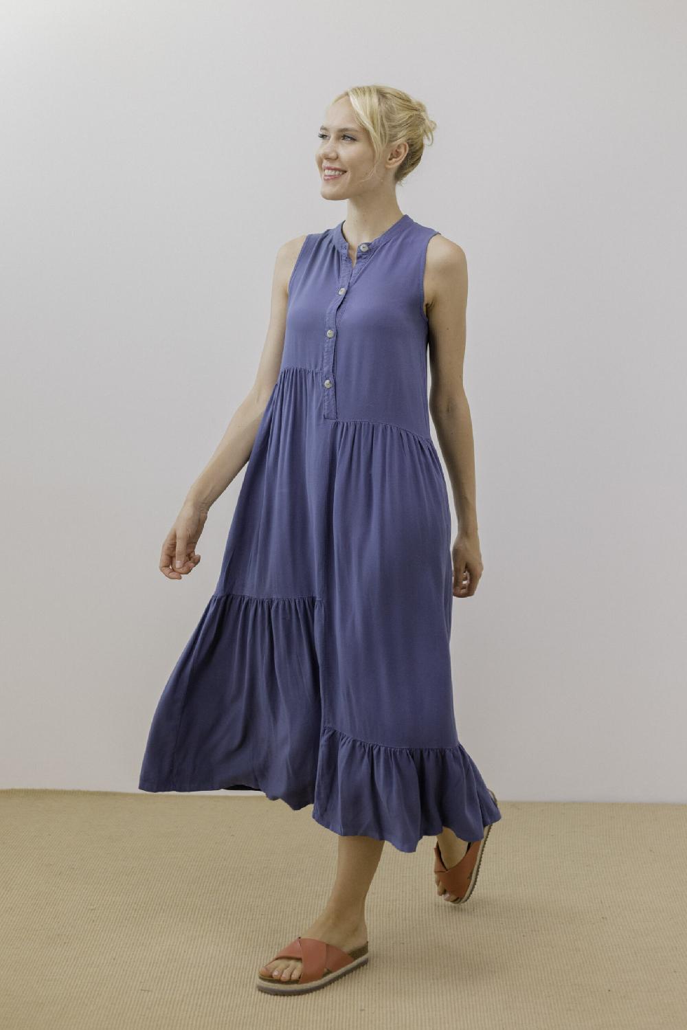 Pan Producto Básico Vestido Largo Descuadrado