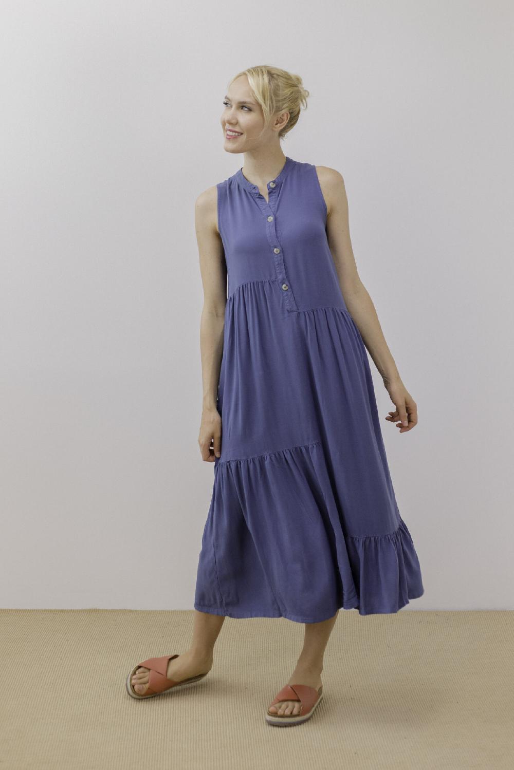 Pan Producto Básico Vestido Largo Descuadrado