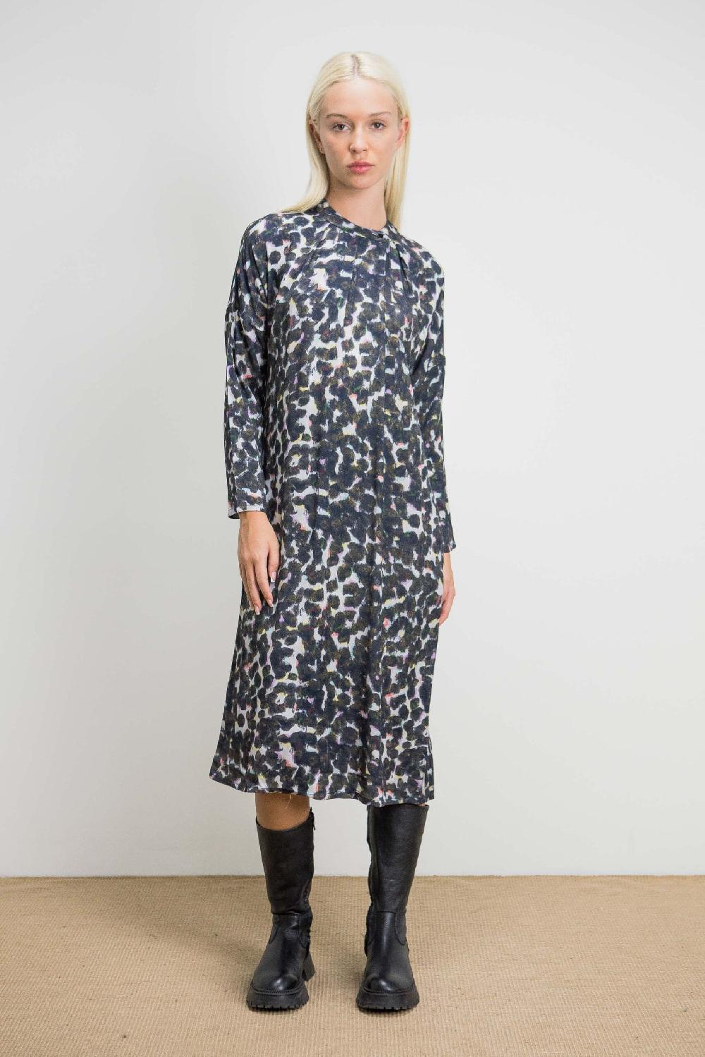 Pan Producto Básico Vestido Largo Estampado