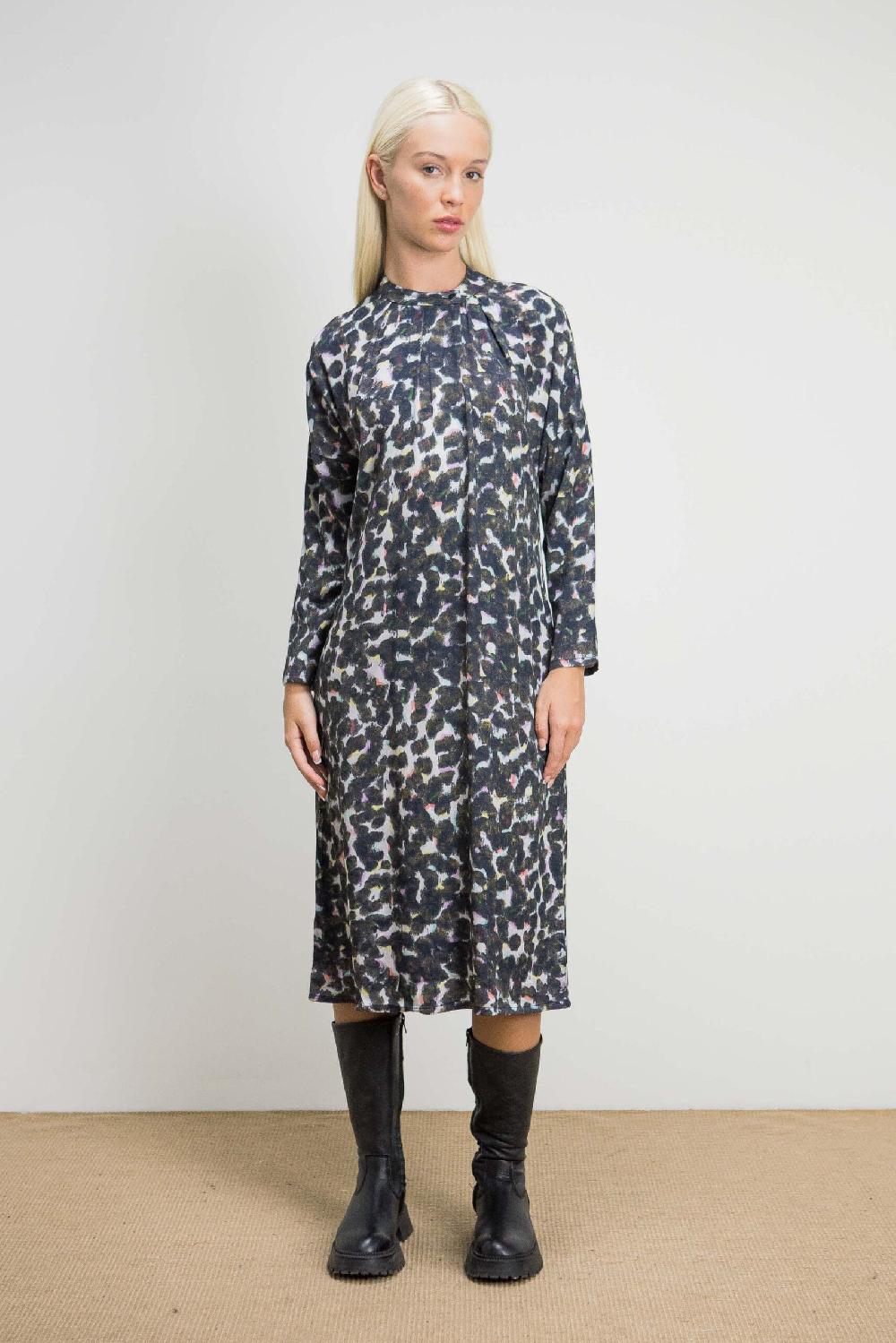 Pan Producto Básico Vestido Largo Estampado