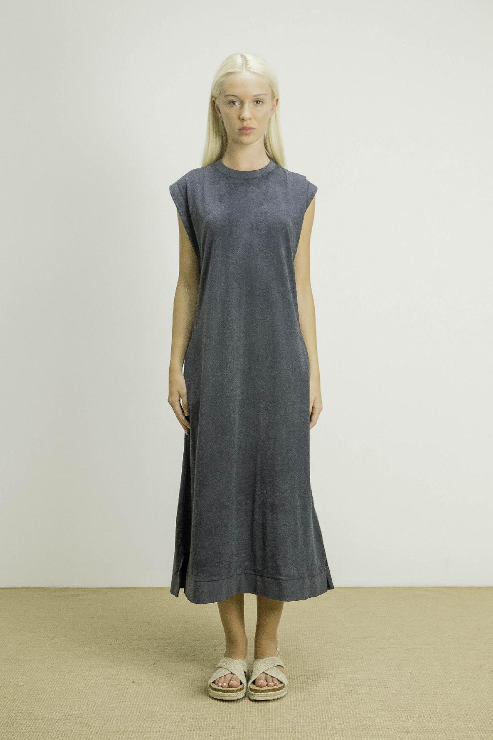 Pan Producto Básico Vestido Negro Botones