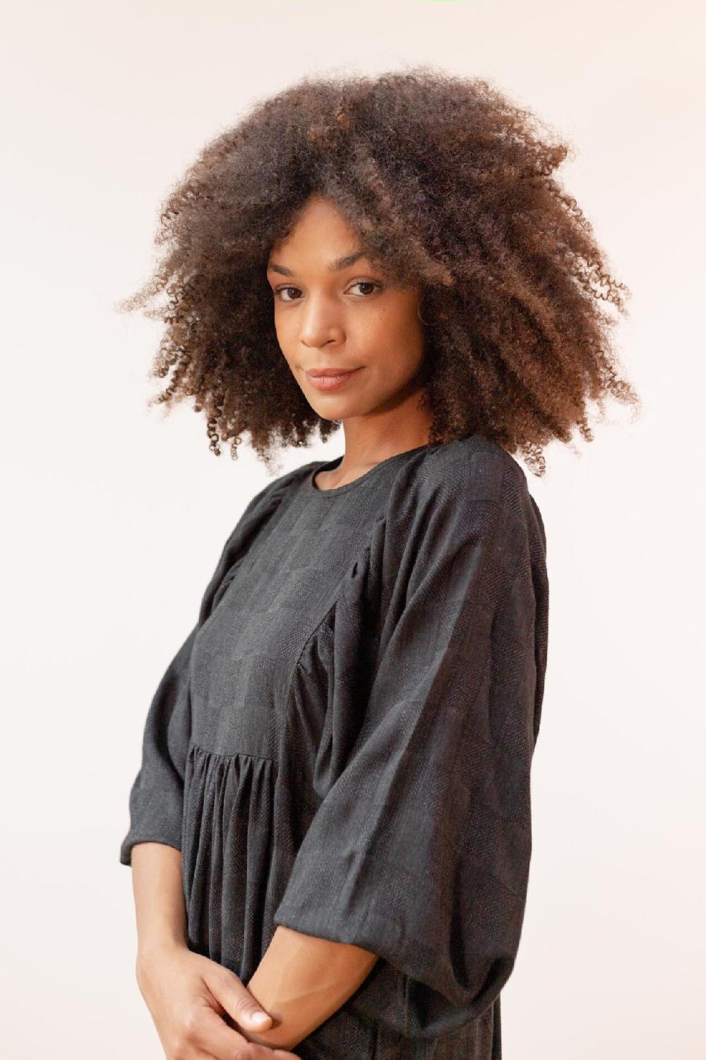 Pan Producto Básico Vestido Negro Largo