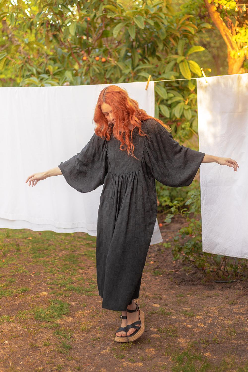 pan producto básico Vestido negro largo