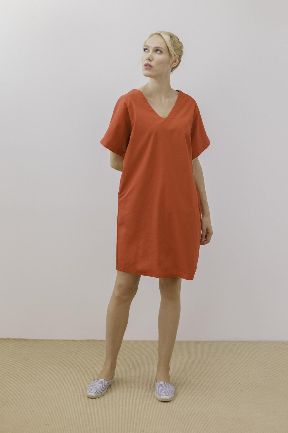 Pan Producto Básico Vestido Rojo