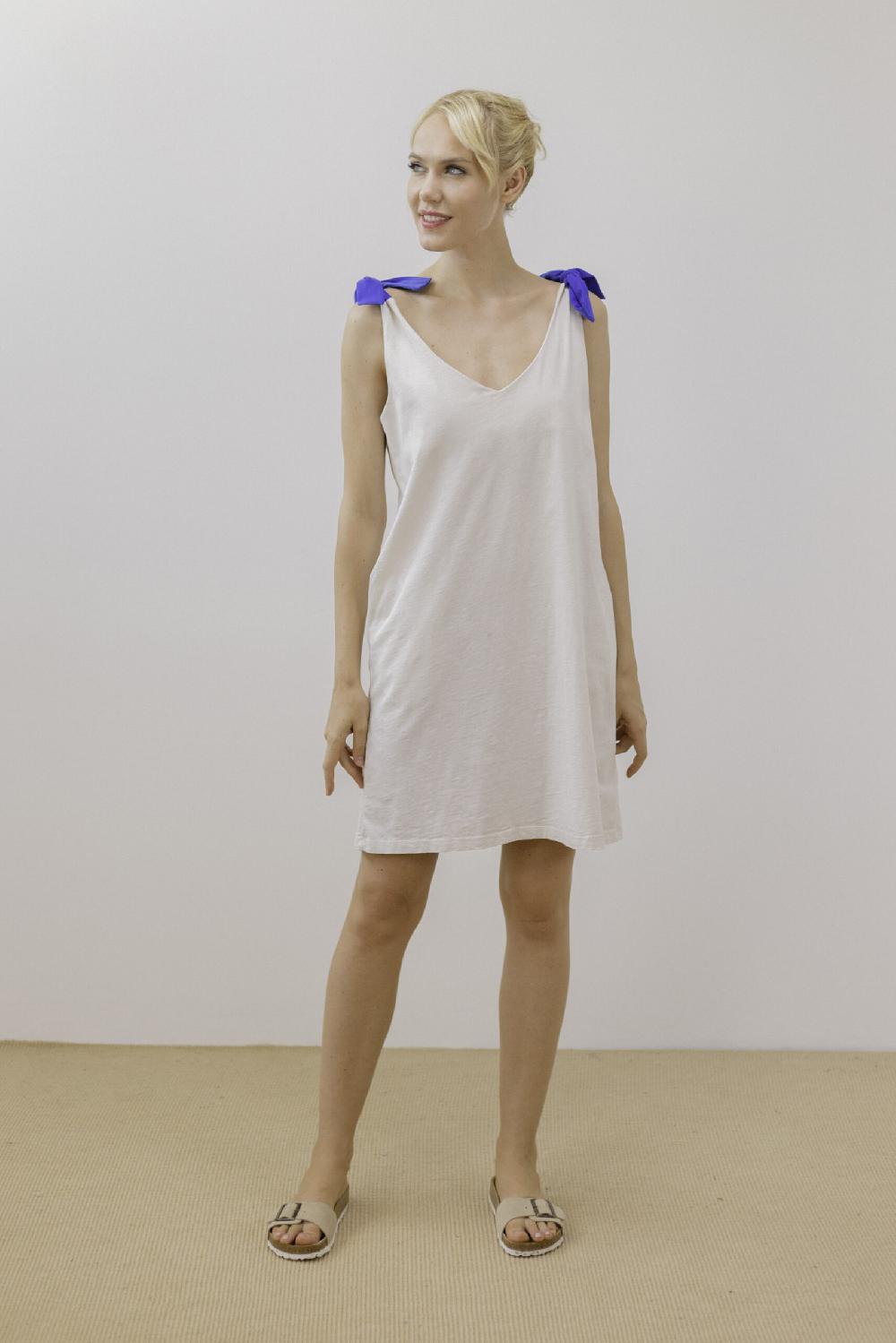 Pan Producto Básico Vestido Tirantes Azul