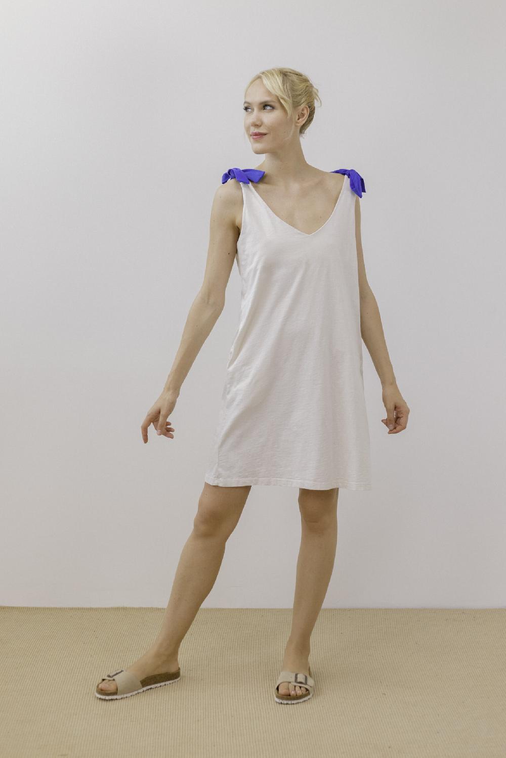 Pan Producto Básico Vestido Tirantes Azul