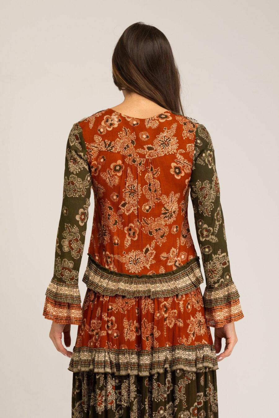 Peace&love By Calao BLUSA CON DOS ESTAMPADOS PR3086B