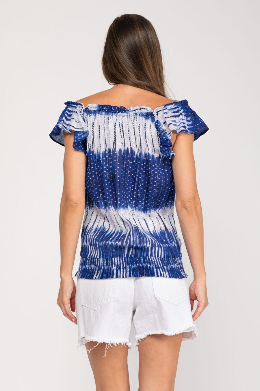 Peace&love By Calao BLUSA TYE DYE ESCOTE CON ELASTICO