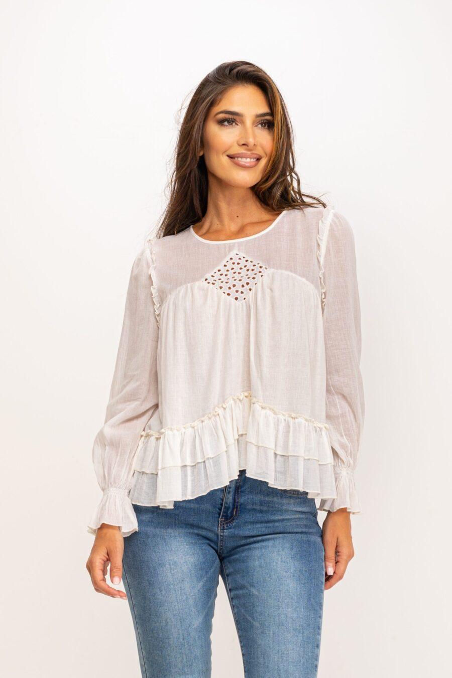 peace&love by calao BLUSA ALGODÓN IC1042B