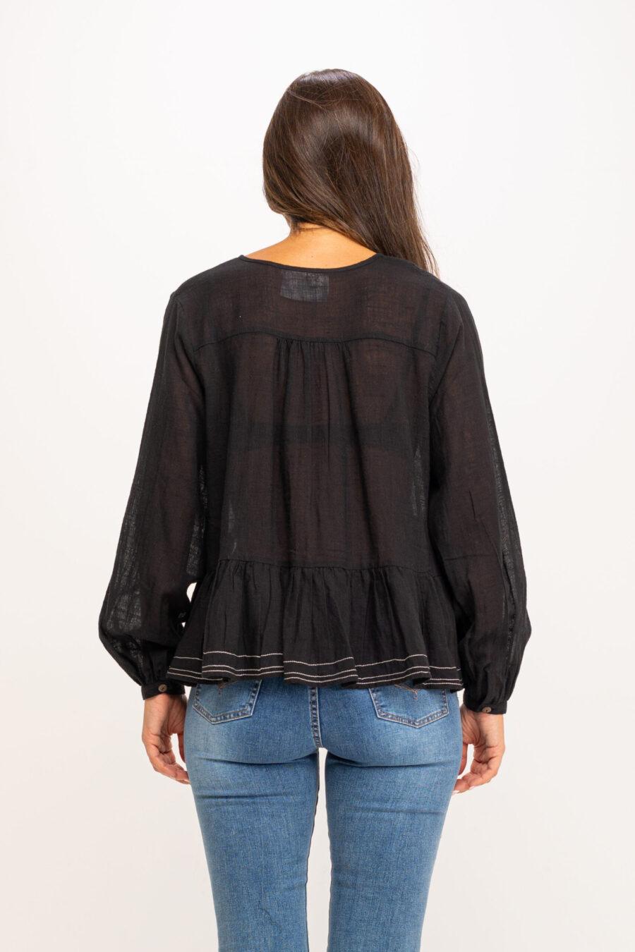 Peace&love By Calao BLUSA ALGODÓN RUSTICO IC1003B