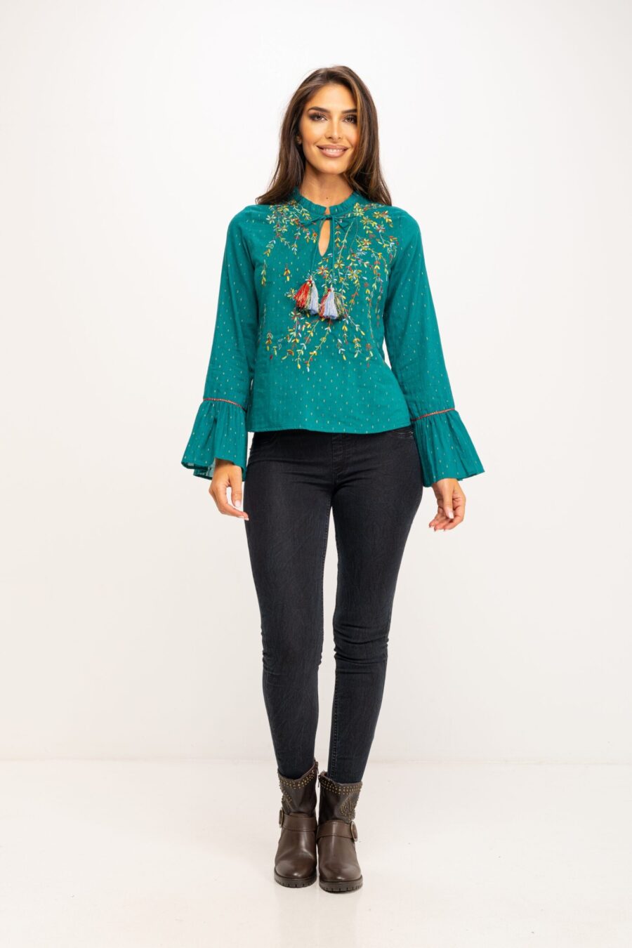 Peace&love By Calao BLUSA BORDADA ARTESANA PR1037B