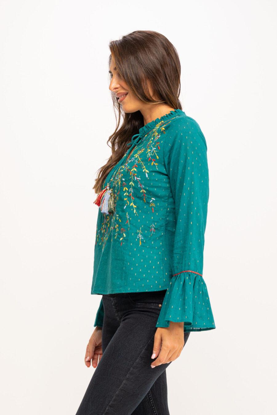 Peace&love By Calao BLUSA BORDADA ARTESANA PR1037B