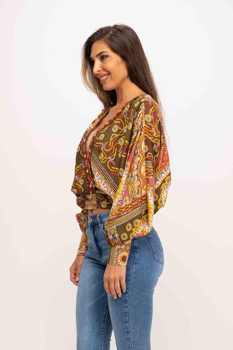 Peace&love By Calao BLUSA CON BORDADOS PR1095B