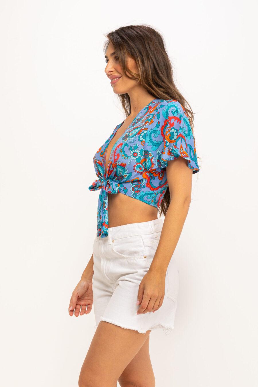 Peace&love By Calao BLUSA CORTA ESTAMPADA