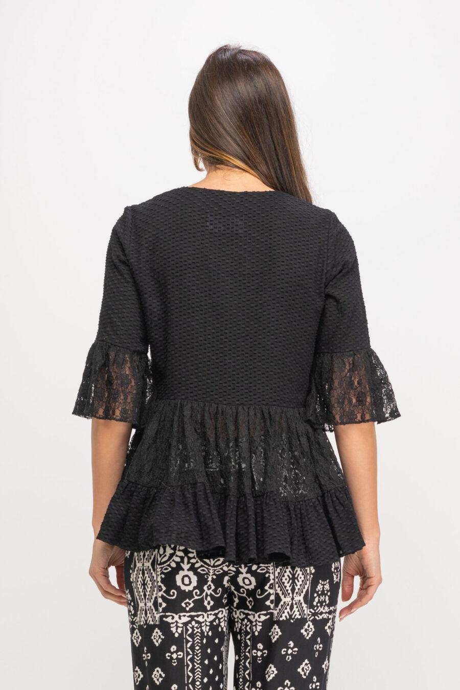 Peace&love By Calao BLUSA DE ENCAJE MANGA 3/4