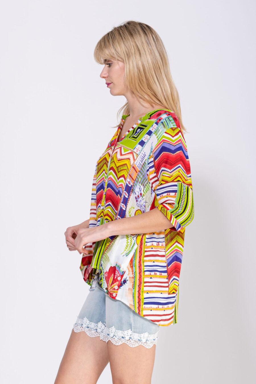 Peace&love By Calao BLUSA ESTAMPADA ABOTONADA