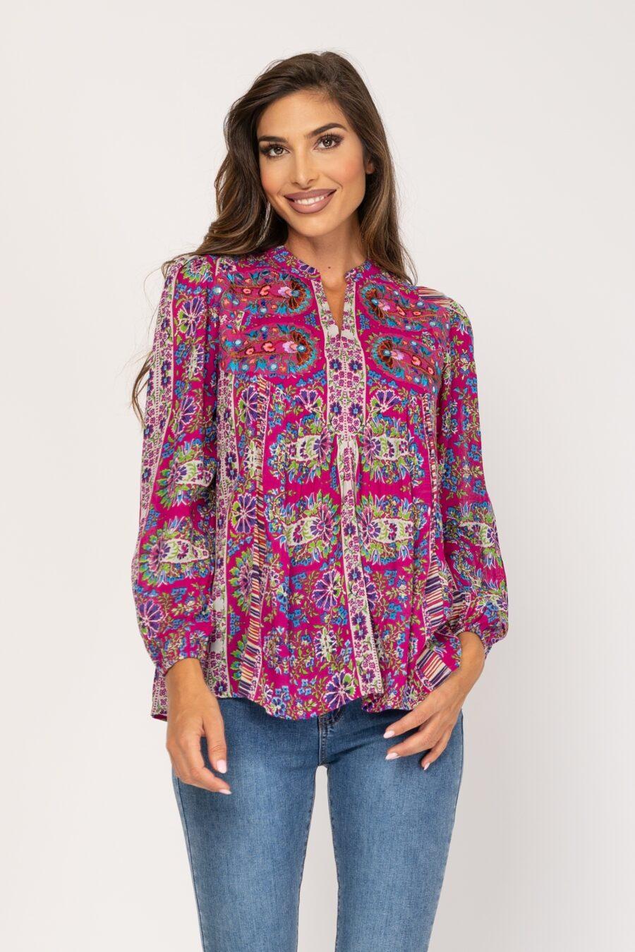 Peace&love By Calao BLUSA ESTAMPADA PR3023B