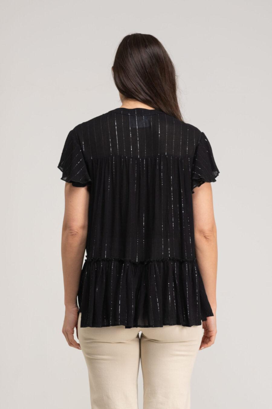 Peace&love By Calao BLUSA LISA BORDADA CUELLO MAO