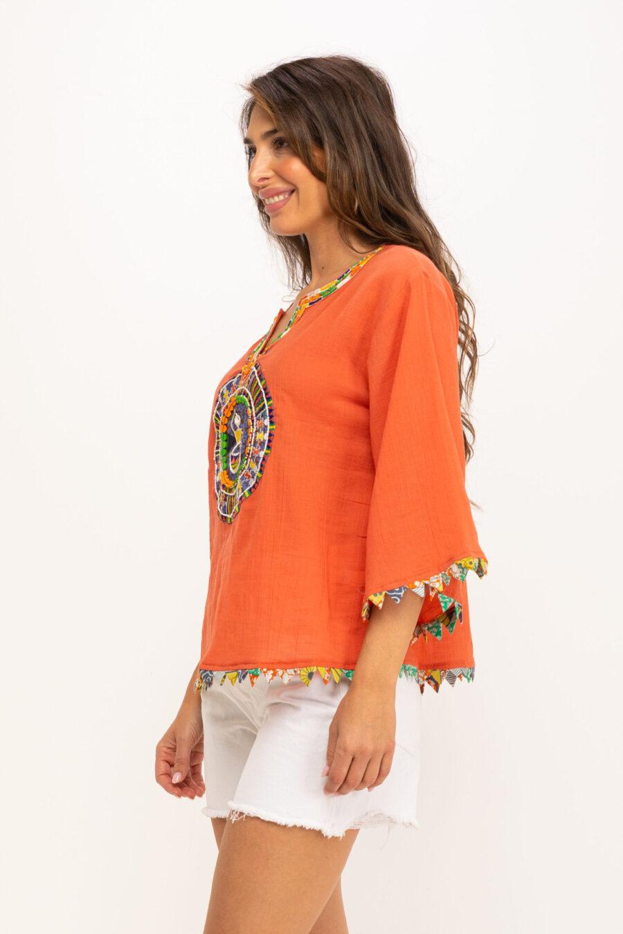 Peace&love By Calao BLUSA LISA BORDADA EN COLORES