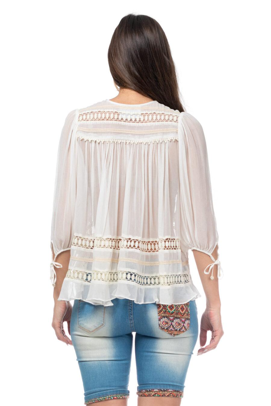 Peace&love By Calao BLUSA LISA CON MANGA AL CODO