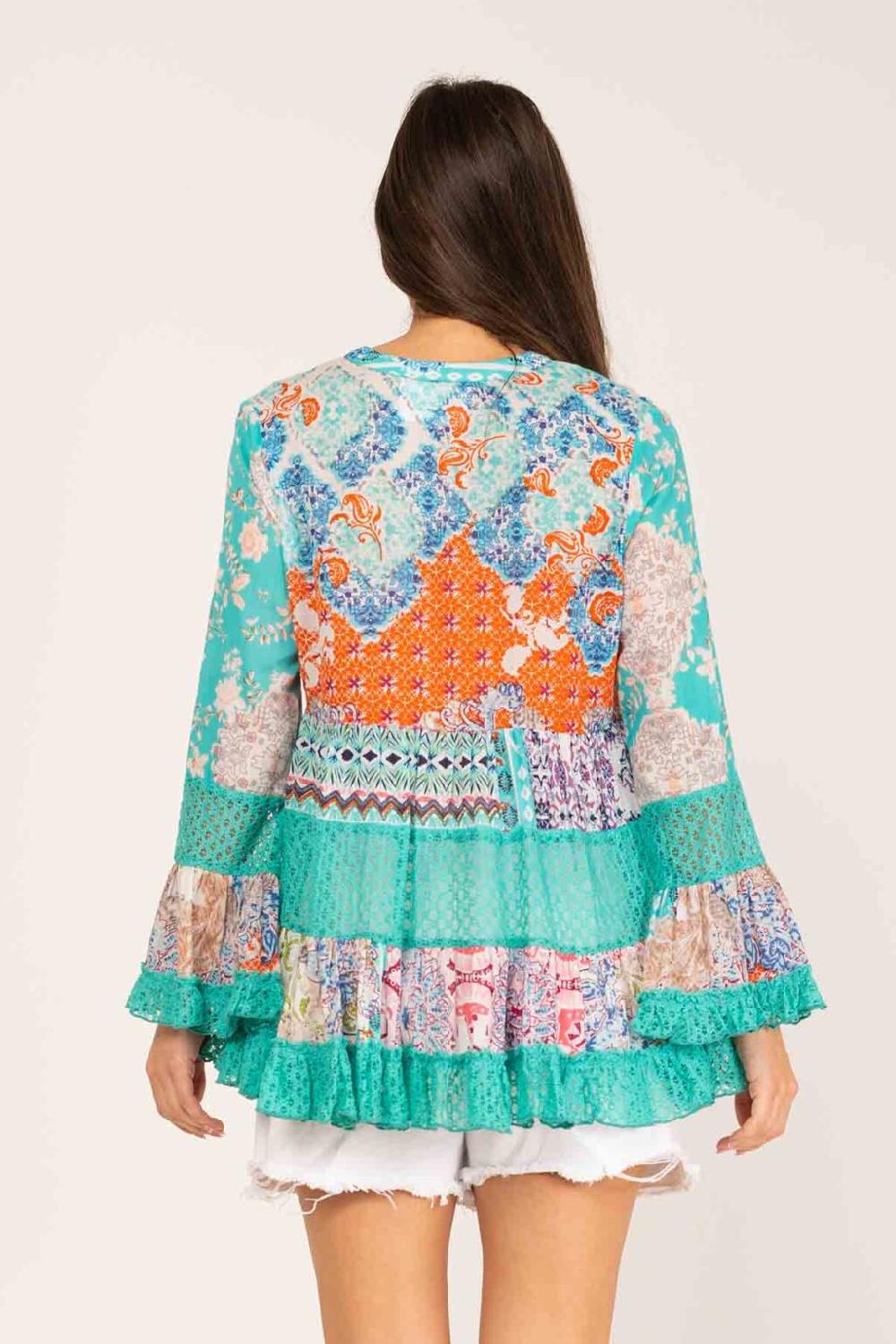 Peace&love By Calao BLUSON ESTAMPADO BOHO LOOK