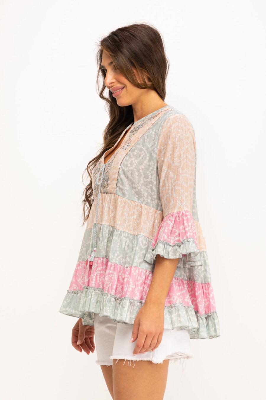 Peace&love By Calao BLUSON ESTAMPADO BOHO LOOK