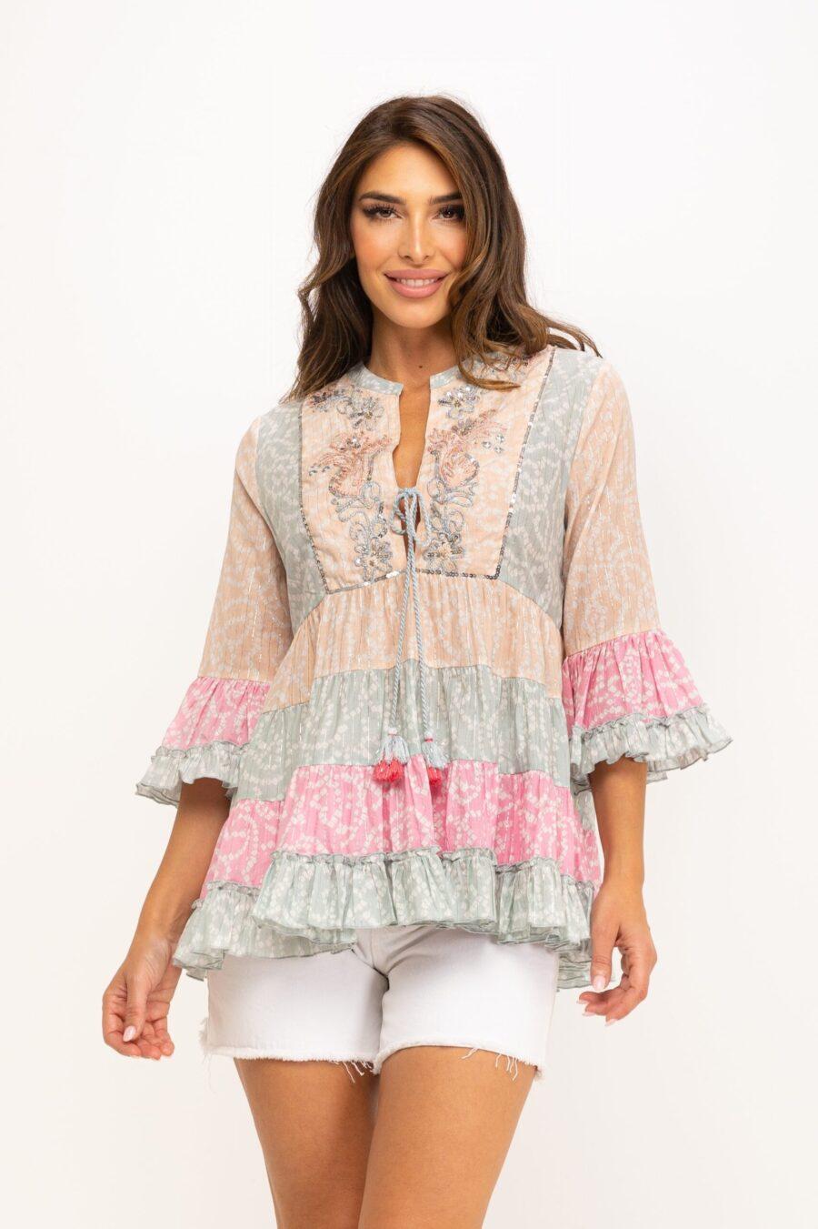 peace&love by calao BLUSON ESTAMPADO BOHO LOOK